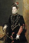 Juan Pantoja de la Cruz Queen Elizabeth of Valois oil on canvas